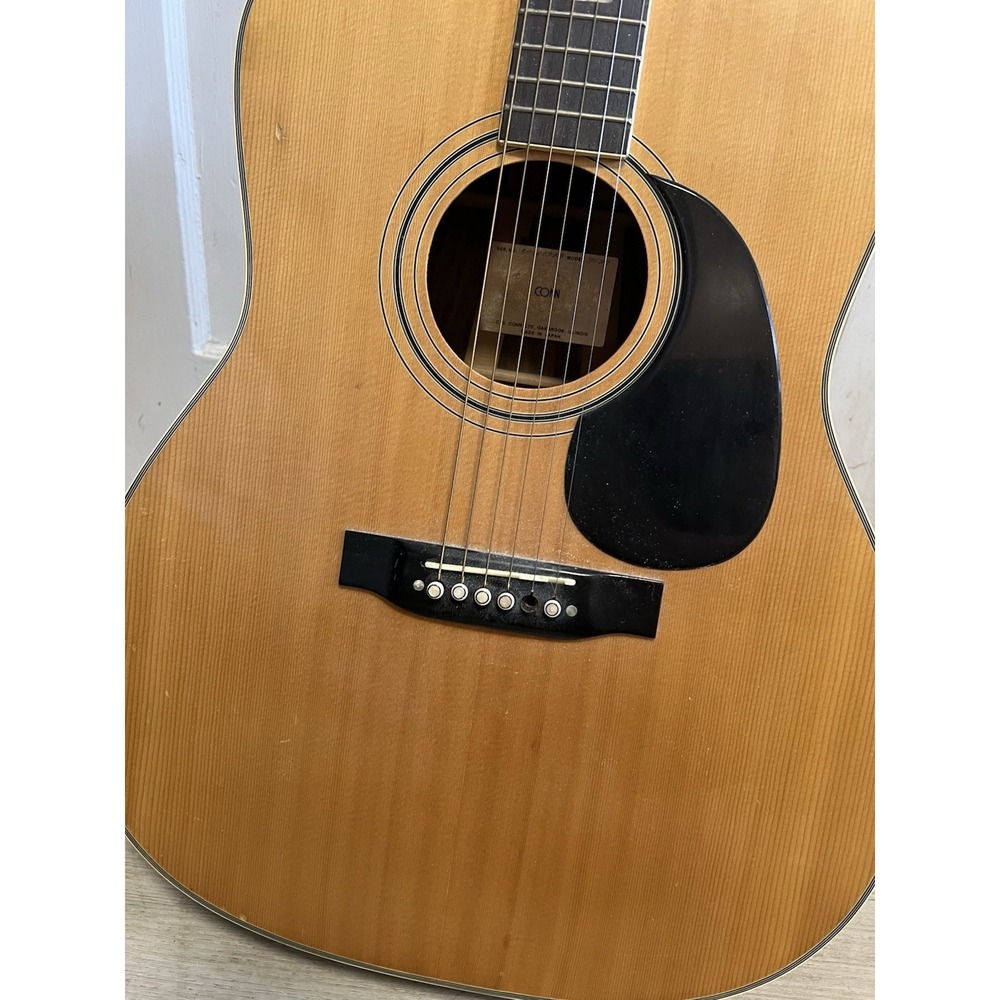 Conn f-27 Acoustic Guitar MIJ 1970s/80s Vintage - Picture 2 of 16
